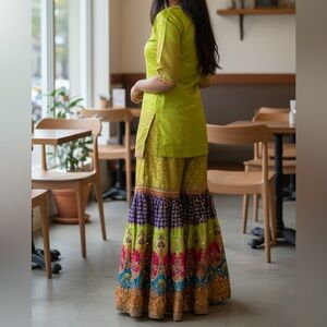 Vibrant Multicolor Sharara
